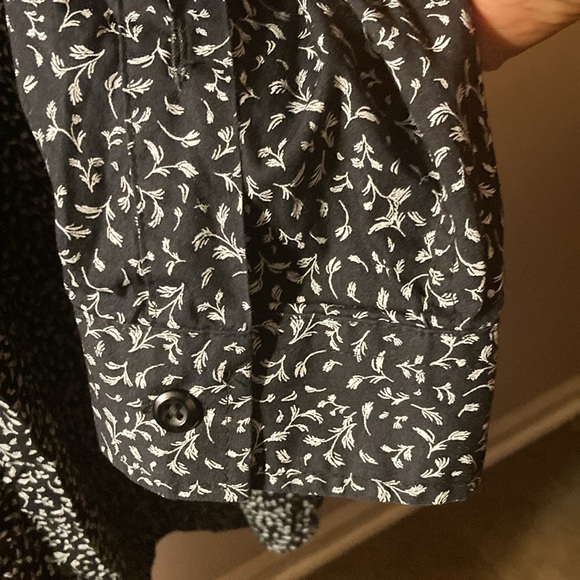 INC International Concepts | Men’s Black/White Long Sleeve Shirt-Size X-Large - Picture 10 of 10